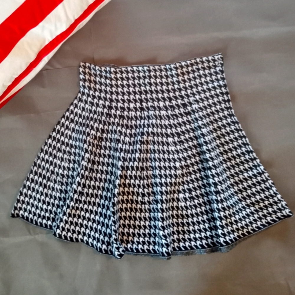 Flare mini skirt